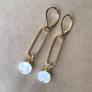 Super Fine top Quality Moonstone Sundance Charm Earrings